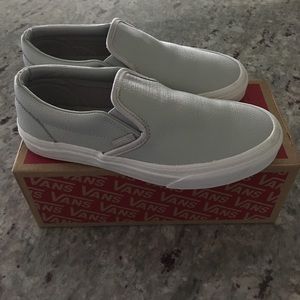 Brand new leather vans